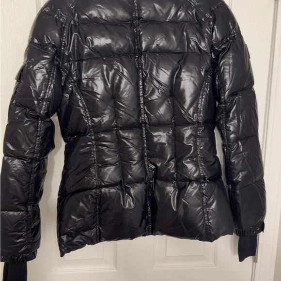 SAM. Shiny Black Puffer Jacket - Picture 6 of 6